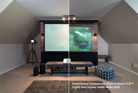 projector screen ambient light rejection|best ambient light projector screen.